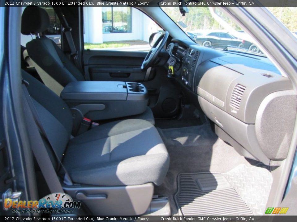 2012 Chevrolet Silverado 1500 LT Extended Cab Blue Granite Metallic / Ebony Photo #17