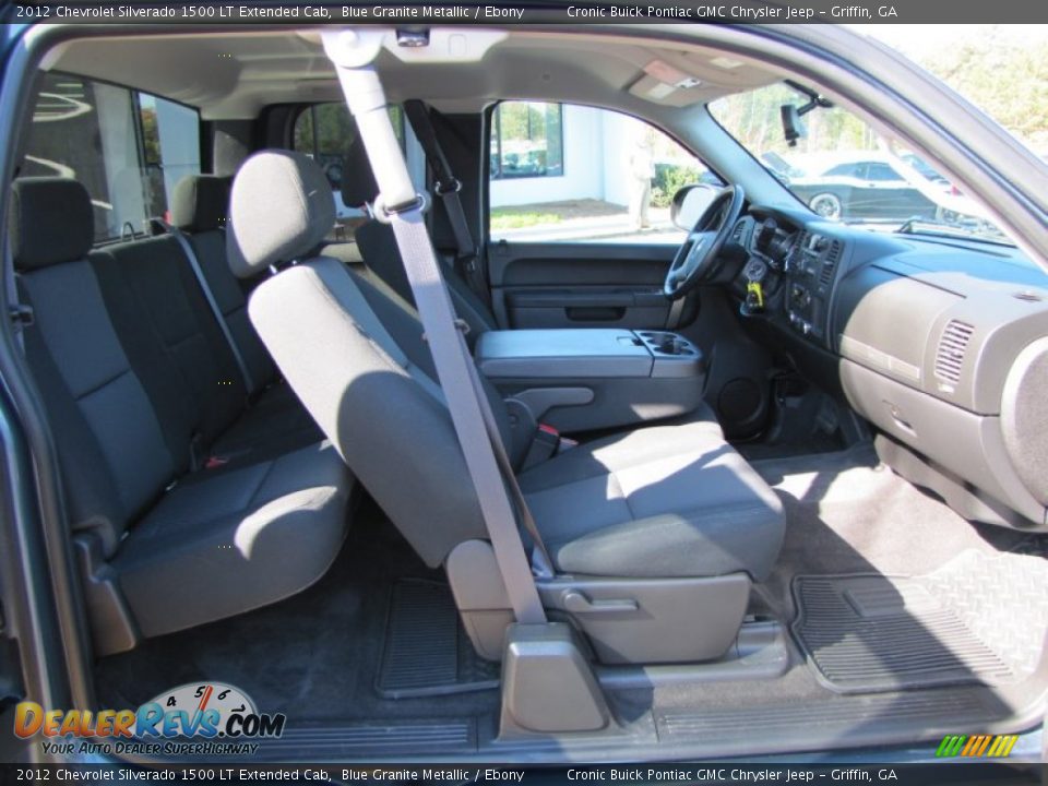 2012 Chevrolet Silverado 1500 LT Extended Cab Blue Granite Metallic / Ebony Photo #18