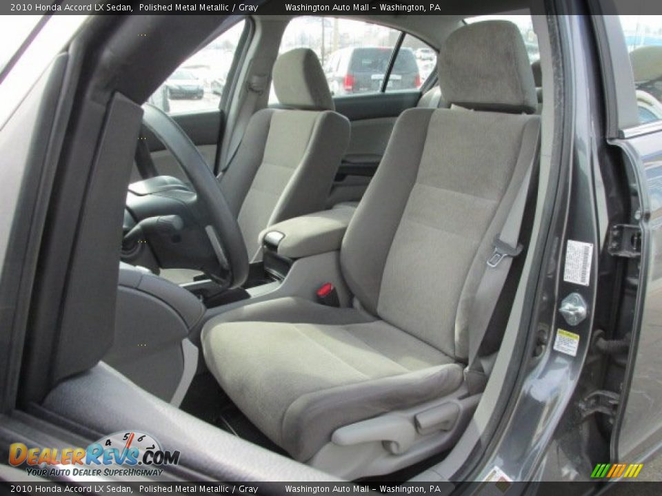 2010 Honda Accord LX Sedan Polished Metal Metallic / Gray Photo #10