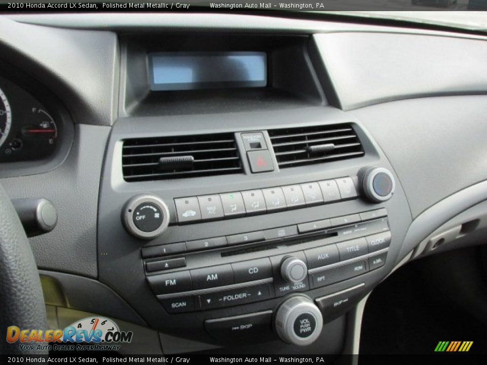 2010 Honda Accord LX Sedan Polished Metal Metallic / Gray Photo #15