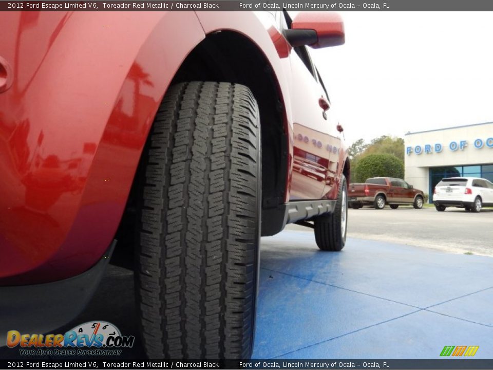 2012 Ford Escape Limited V6 Toreador Red Metallic / Charcoal Black Photo #11