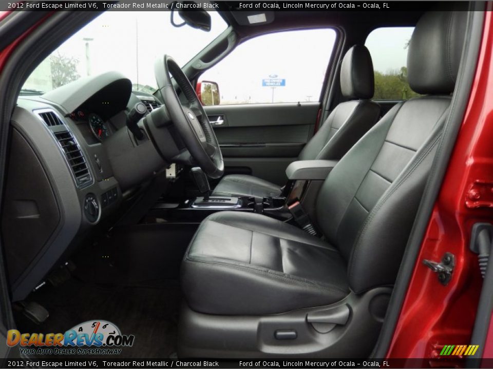 Charcoal Black Interior - 2012 Ford Escape Limited V6 Photo #12