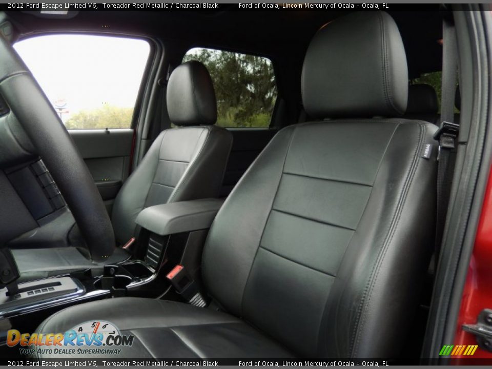 2012 Ford Escape Limited V6 Toreador Red Metallic / Charcoal Black Photo #13