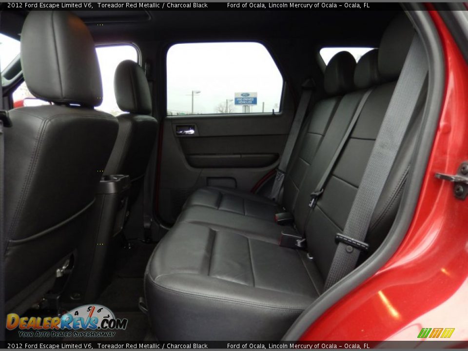 2012 Ford Escape Limited V6 Toreador Red Metallic / Charcoal Black Photo #15