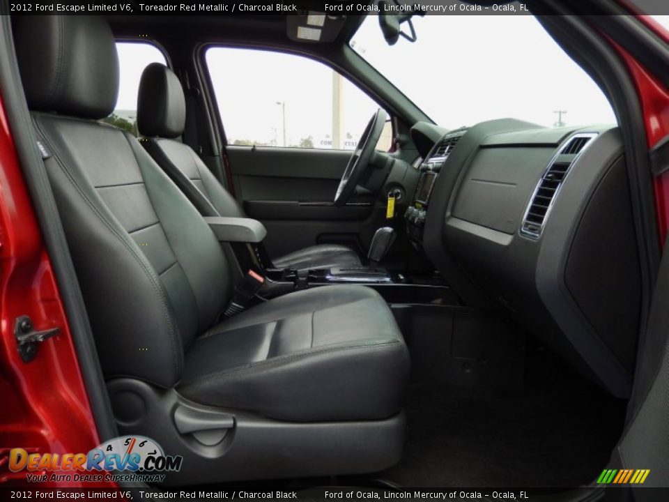 2012 Ford Escape Limited V6 Toreador Red Metallic / Charcoal Black Photo #17