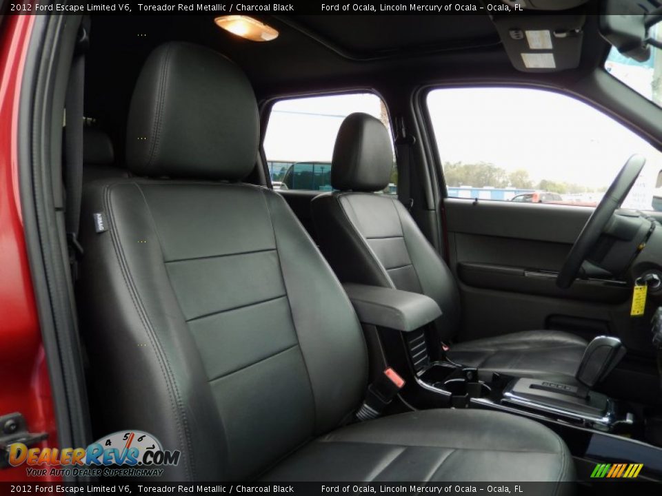2012 Ford Escape Limited V6 Toreador Red Metallic / Charcoal Black Photo #18