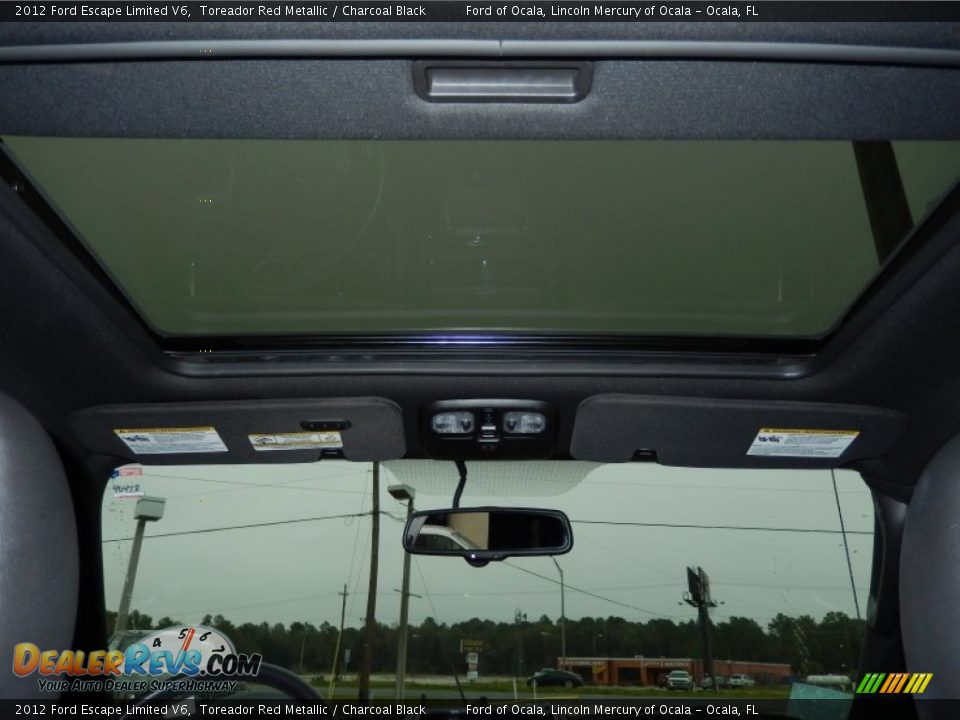 2012 Ford Escape Limited V6 Toreador Red Metallic / Charcoal Black Photo #19