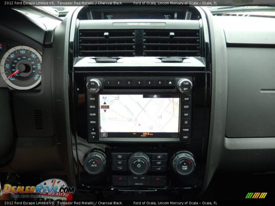 2012 Ford Escape Limited V6 Toreador Red Metallic / Charcoal Black Photo #23
