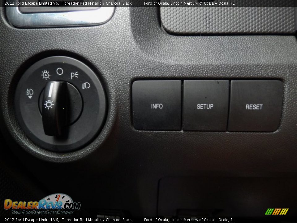 2012 Ford Escape Limited V6 Toreador Red Metallic / Charcoal Black Photo #25