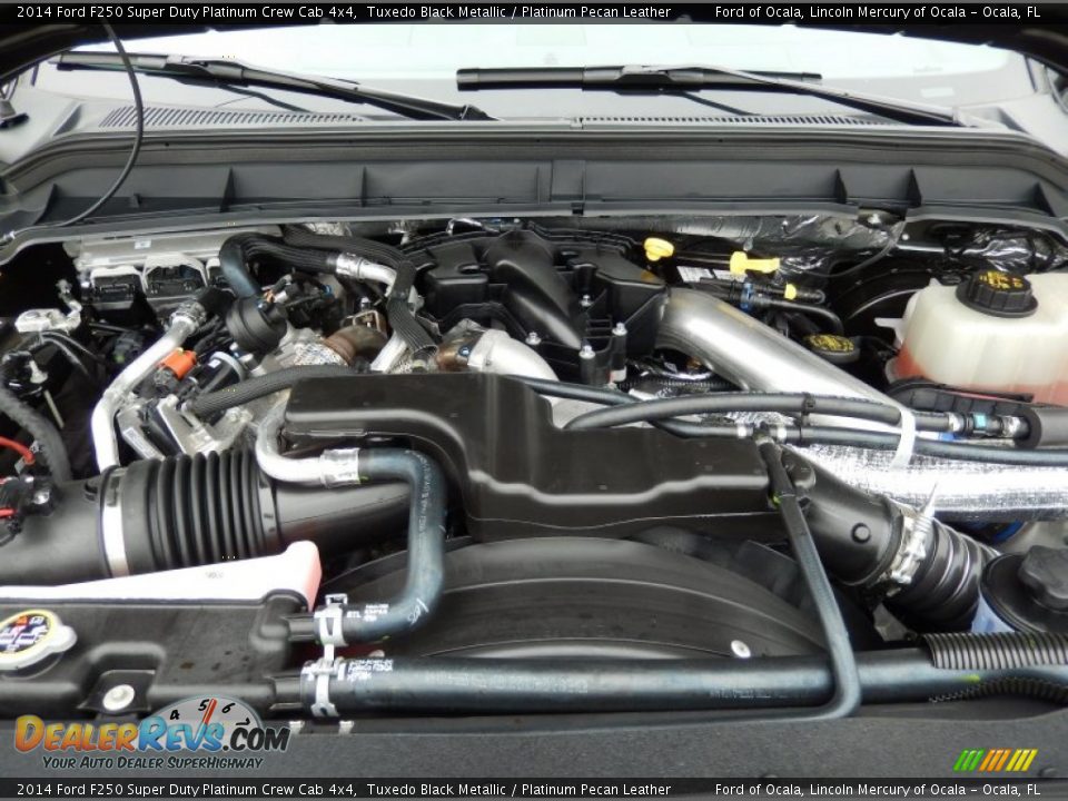 2014 Ford F250 Super Duty Platinum Crew Cab 4x4 6.7 Liter OHV 32-Valve B20 Power Stroke Turbo-Diesel V8 Engine Photo #11