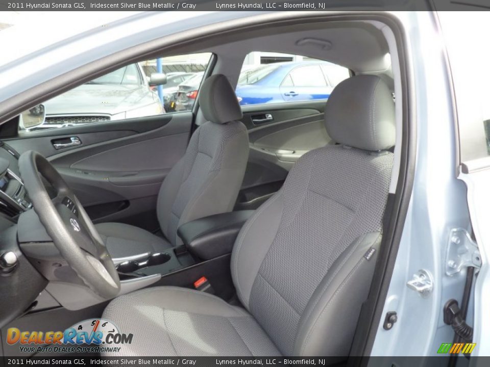 2011 Hyundai Sonata GLS Iridescent Silver Blue Metallic / Gray Photo #7