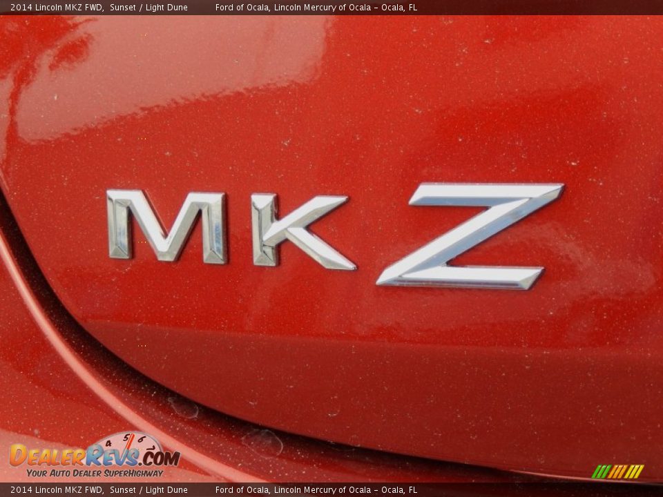 2014 Lincoln MKZ FWD Sunset / Light Dune Photo #4