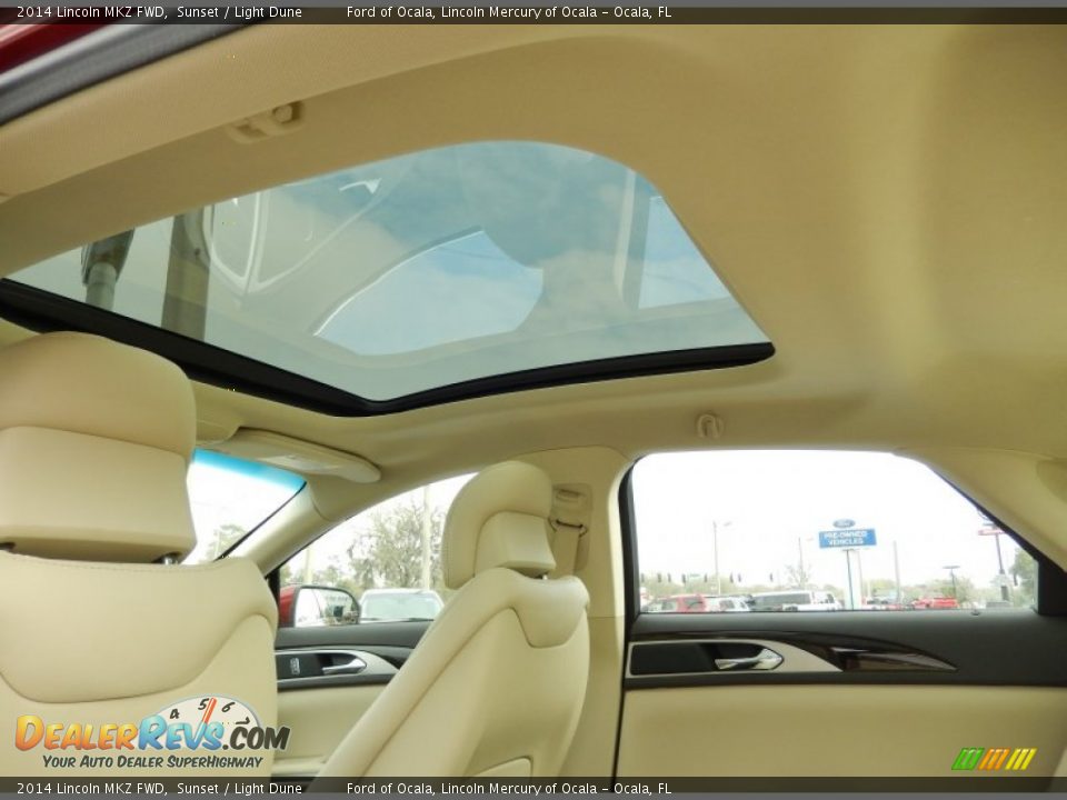 2014 Lincoln MKZ FWD Sunset / Light Dune Photo #8