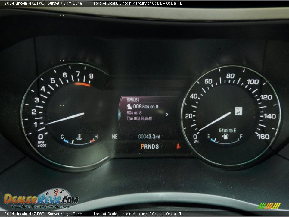 2014 Lincoln MKZ FWD Sunset / Light Dune Photo #10