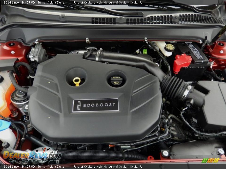 2014 Lincoln MKZ FWD Sunset / Light Dune Photo #12