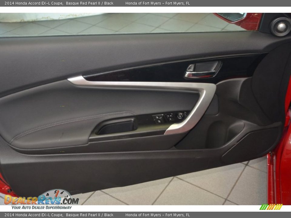2014 Honda Accord EX-L Coupe Basque Red Pearl II / Black Photo #10