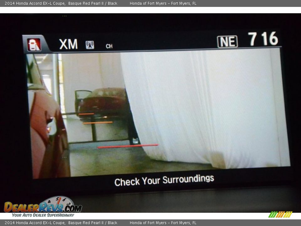 2014 Honda Accord EX-L Coupe Basque Red Pearl II / Black Photo #20