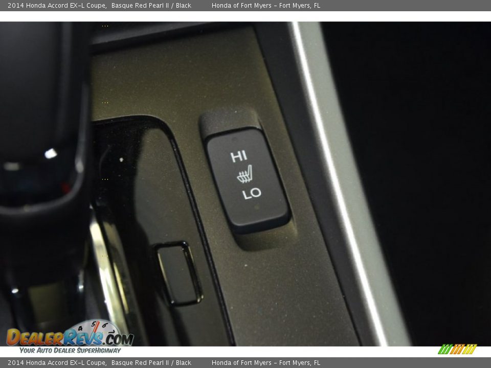 2014 Honda Accord EX-L Coupe Basque Red Pearl II / Black Photo #23