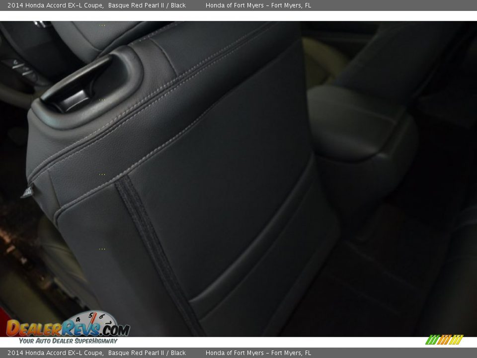 2014 Honda Accord EX-L Coupe Basque Red Pearl II / Black Photo #30