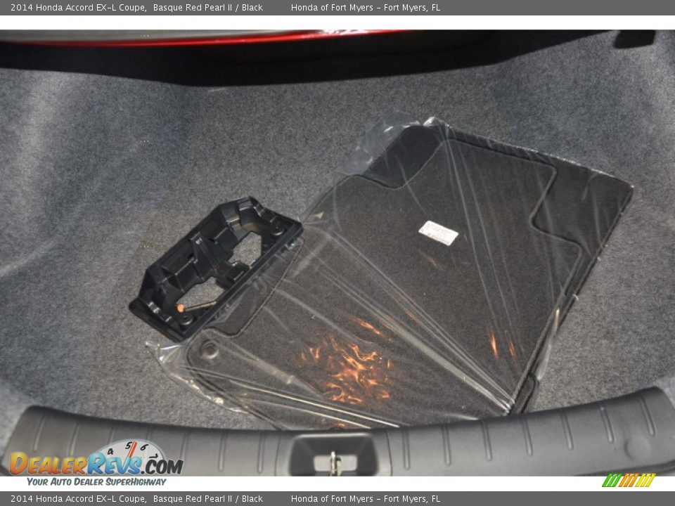 2014 Honda Accord EX-L Coupe Basque Red Pearl II / Black Photo #32