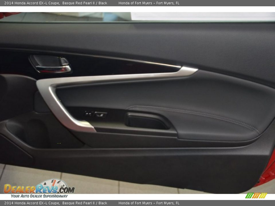 2014 Honda Accord EX-L Coupe Basque Red Pearl II / Black Photo #33