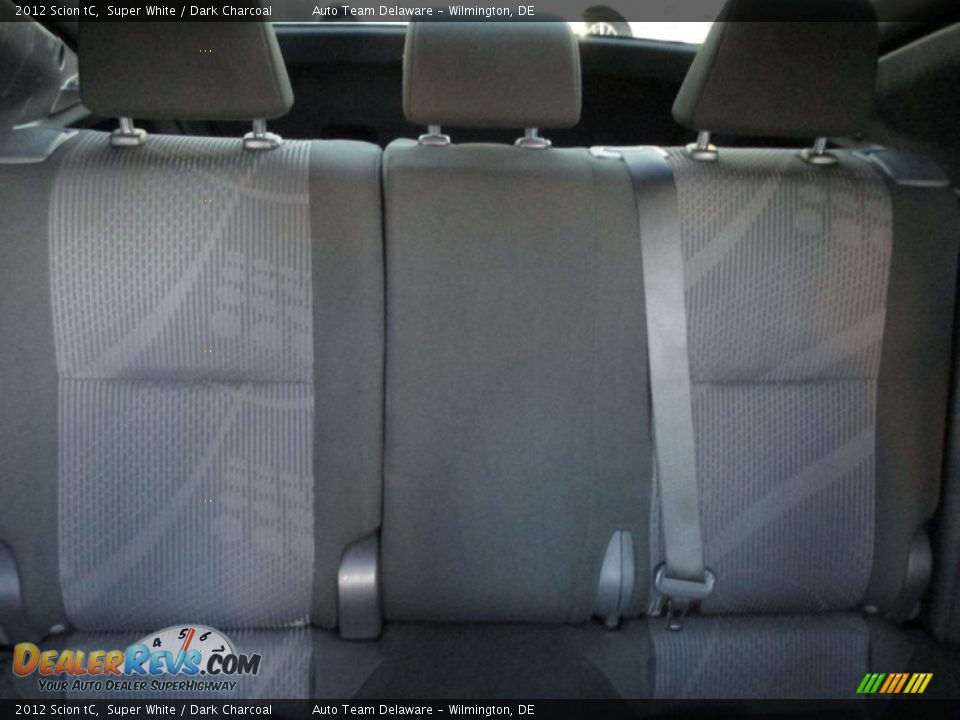 2012 Scion tC Super White / Dark Charcoal Photo #19