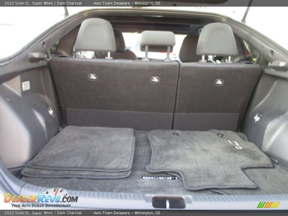 2012 Scion tC Super White / Dark Charcoal Photo #21