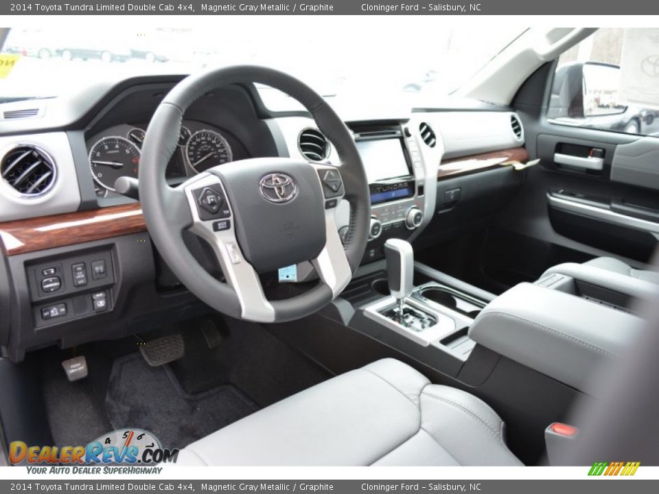 2014 Toyota Tundra Limited Double Cab 4x4 Magnetic Gray Metallic / Graphite Photo #7