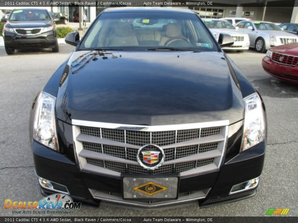 2011 Cadillac CTS 4 3.6 AWD Sedan Black Raven / Cashmere/Cocoa Photo #9