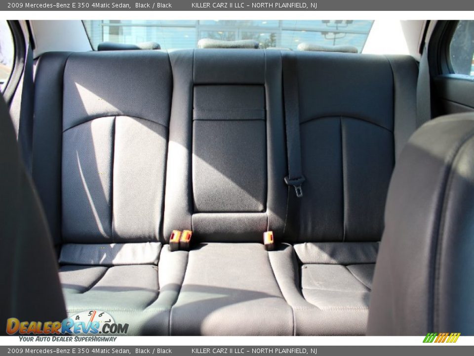 2009 Mercedes-Benz E 350 4Matic Sedan Black / Black Photo #9