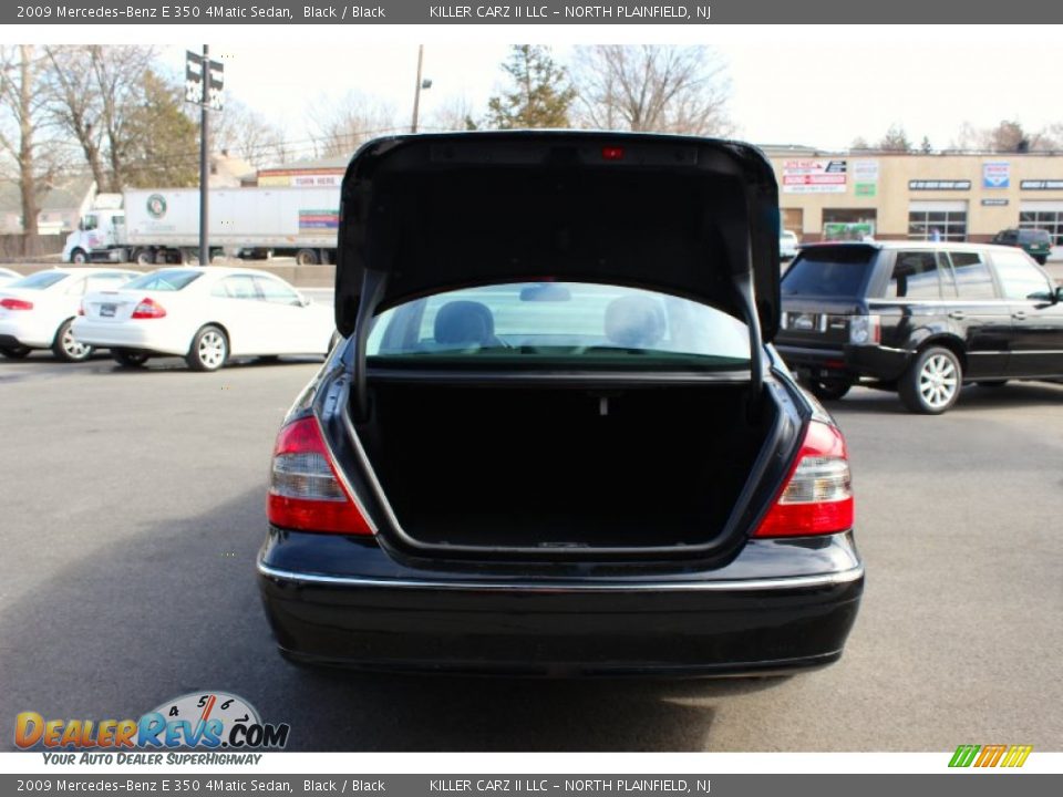 2009 Mercedes-Benz E 350 4Matic Sedan Black / Black Photo #27