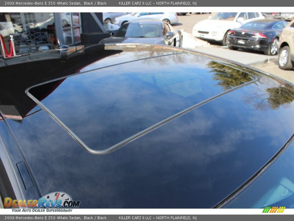2009 Mercedes-Benz E 350 4Matic Sedan Black / Black Photo #31
