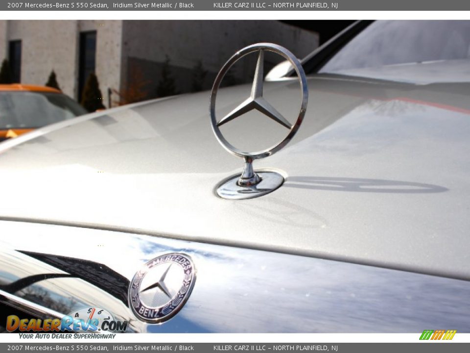 2007 Mercedes-Benz S 550 Sedan Iridium Silver Metallic / Black Photo #34