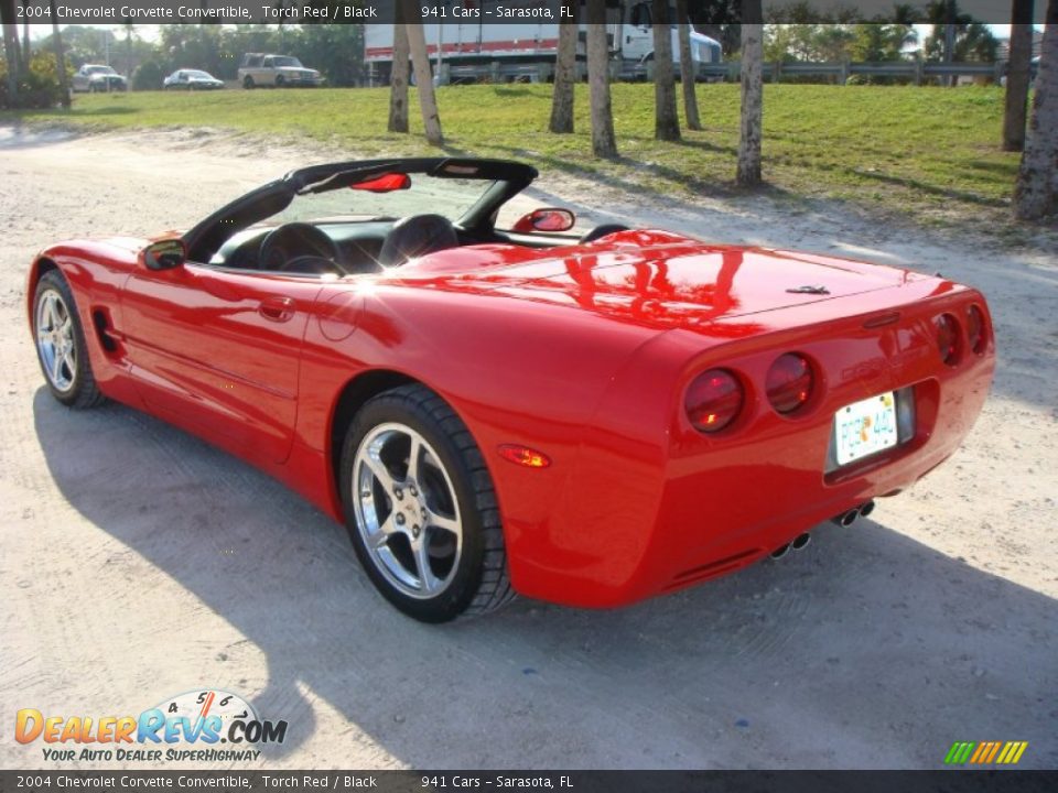 2004 Chevrolet Corvette Convertible Torch Red / Black Photo #5