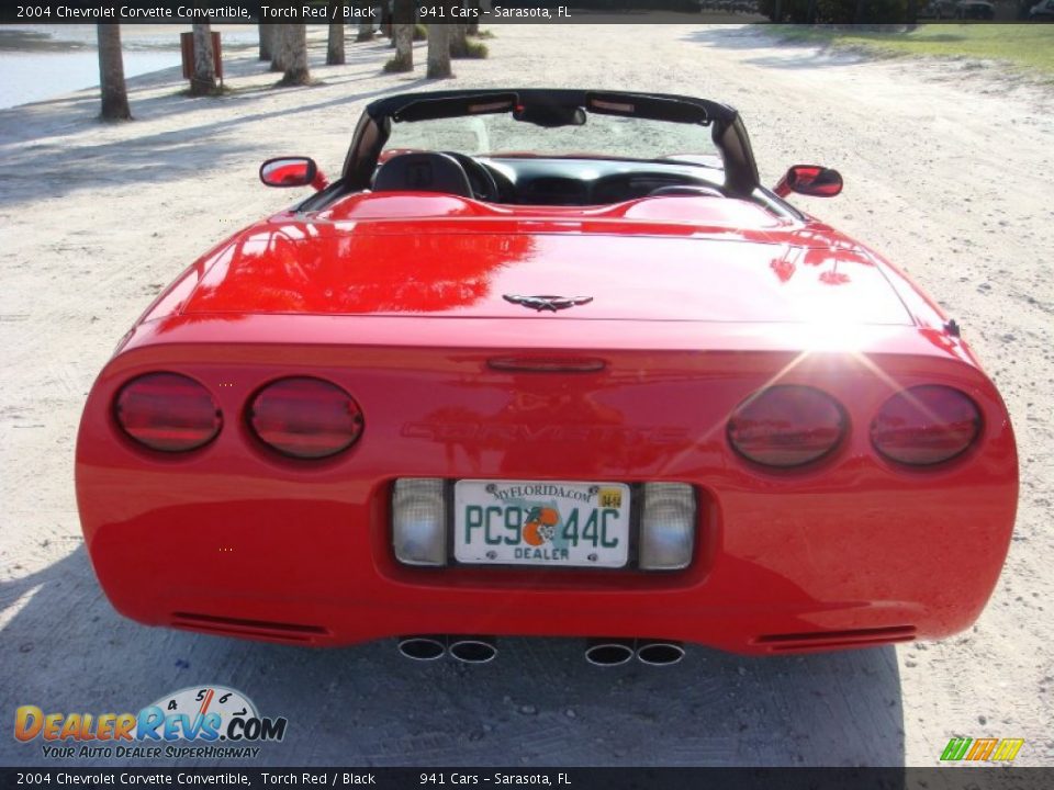 2004 Chevrolet Corvette Convertible Torch Red / Black Photo #6