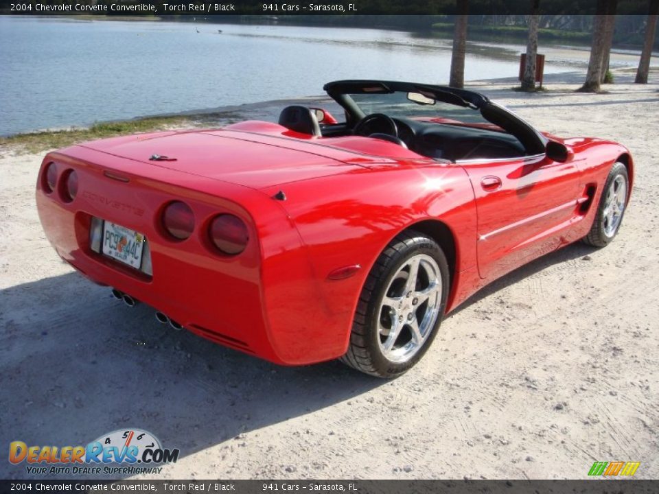2004 Chevrolet Corvette Convertible Torch Red / Black Photo #7