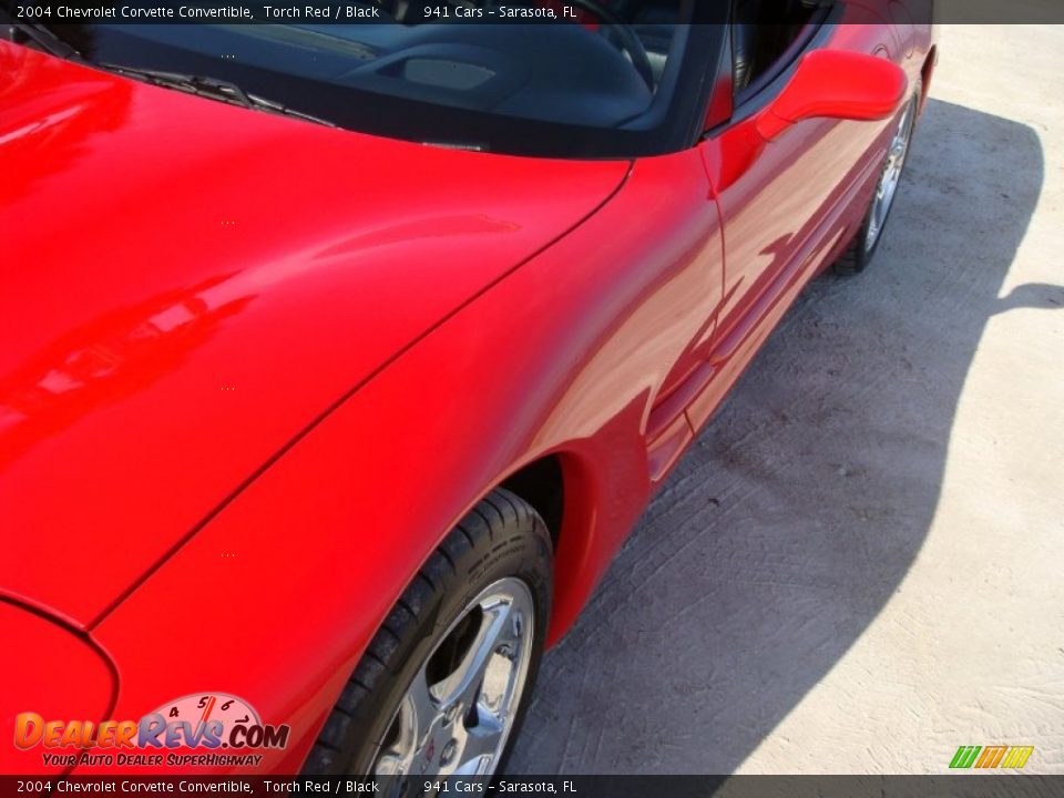 2004 Chevrolet Corvette Convertible Torch Red / Black Photo #10