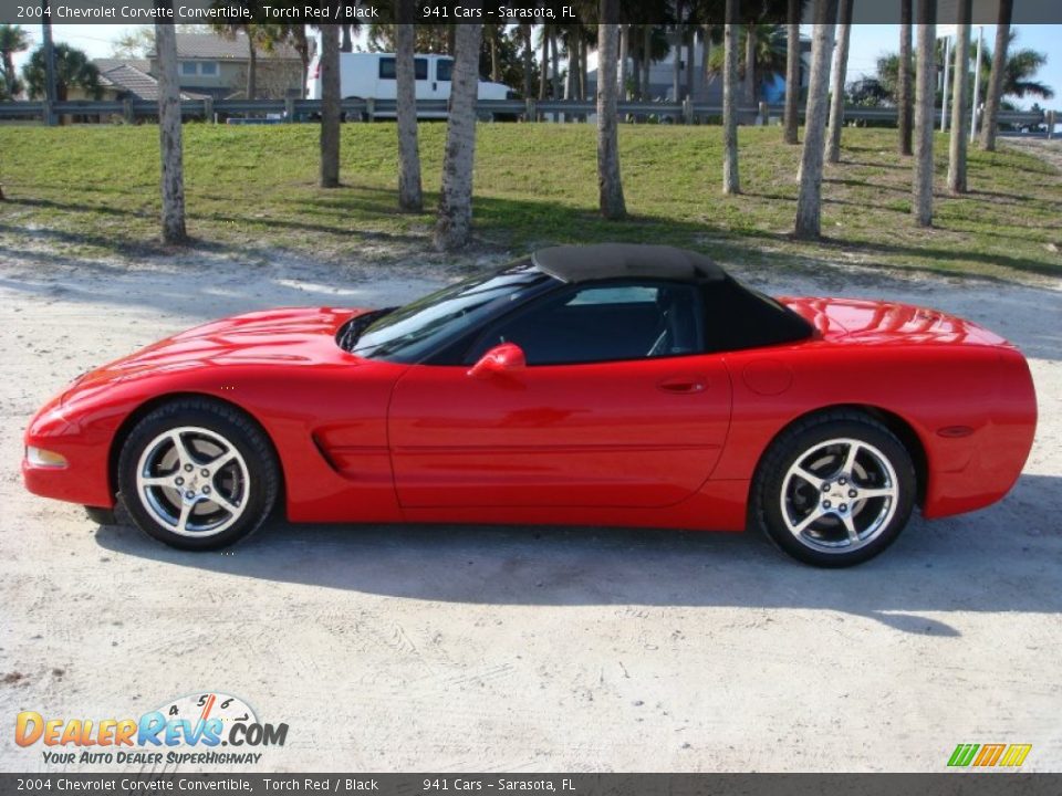 2004 Chevrolet Corvette Convertible Torch Red / Black Photo #25