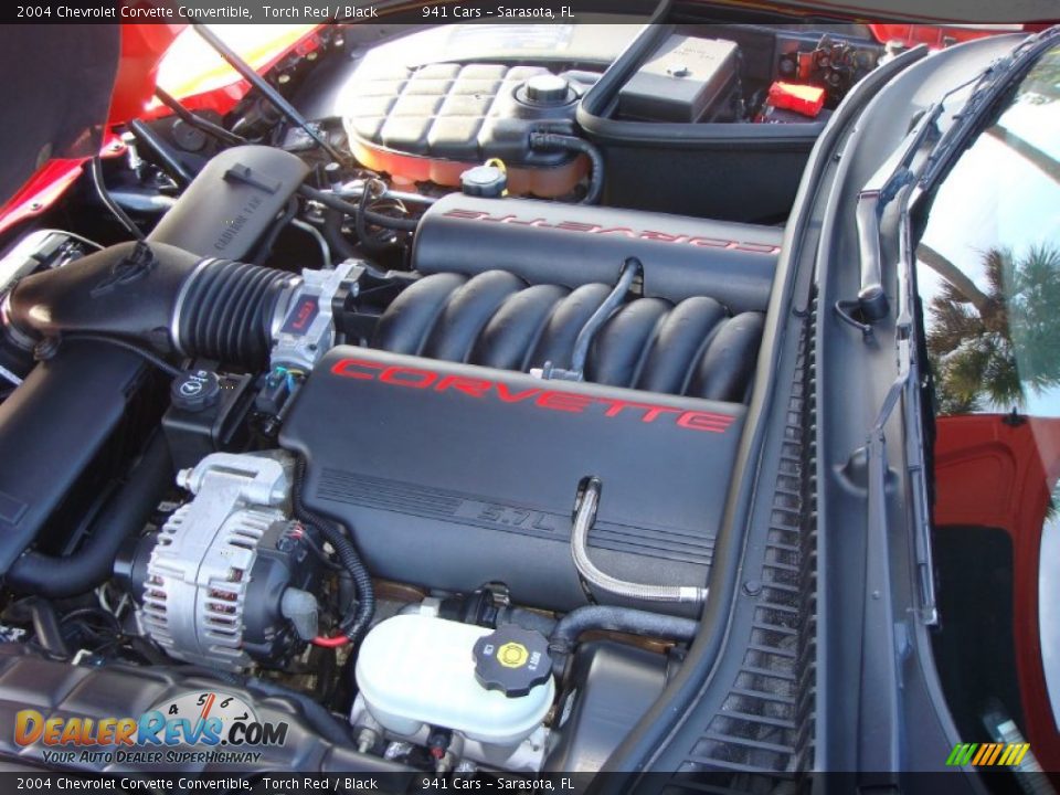 2004 Chevrolet Corvette Convertible Torch Red / Black Photo #26