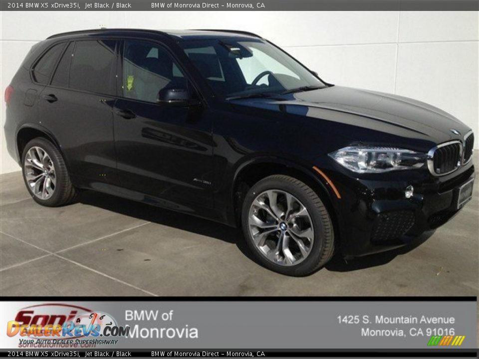 2014 BMW X5 xDrive35i Jet Black / Black Photo #1