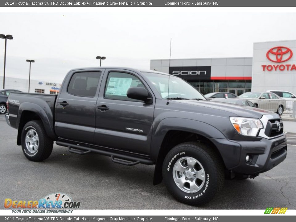 2014 Toyota Tacoma V6 TRD Double Cab 4x4 Magnetic Gray Metallic / Graphite Photo #1