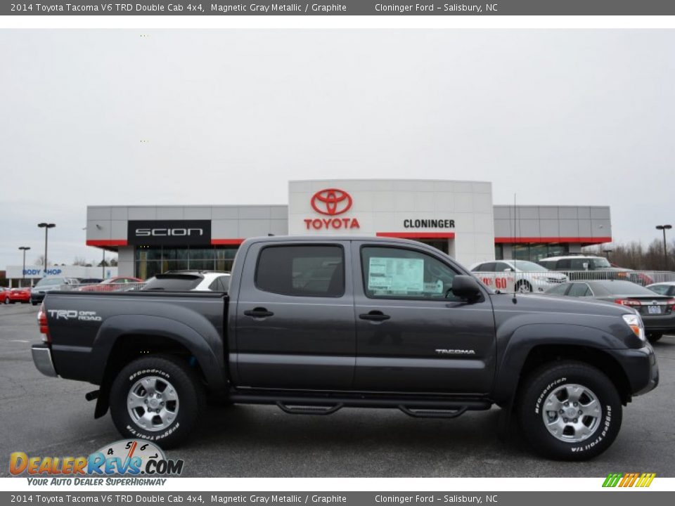 2014 Toyota Tacoma V6 TRD Double Cab 4x4 Magnetic Gray Metallic / Graphite Photo #2