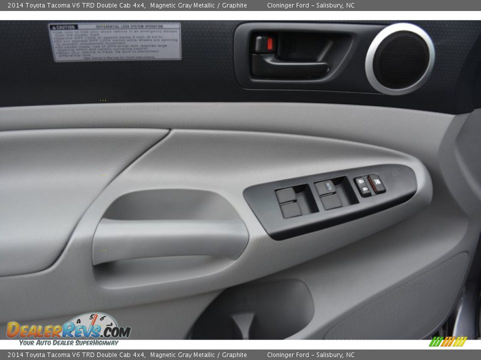 2014 Toyota Tacoma V6 TRD Double Cab 4x4 Magnetic Gray Metallic / Graphite Photo #5