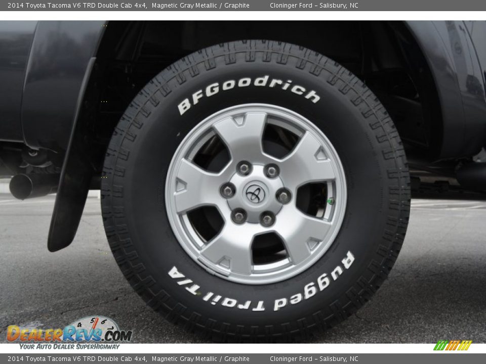 2014 Toyota Tacoma V6 TRD Double Cab 4x4 Magnetic Gray Metallic / Graphite Photo #11
