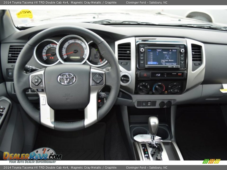 2014 Toyota Tacoma V6 TRD Double Cab 4x4 Magnetic Gray Metallic / Graphite Photo #12
