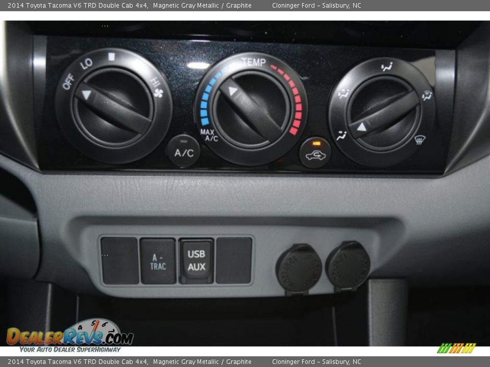 2014 Toyota Tacoma V6 TRD Double Cab 4x4 Magnetic Gray Metallic / Graphite Photo #16