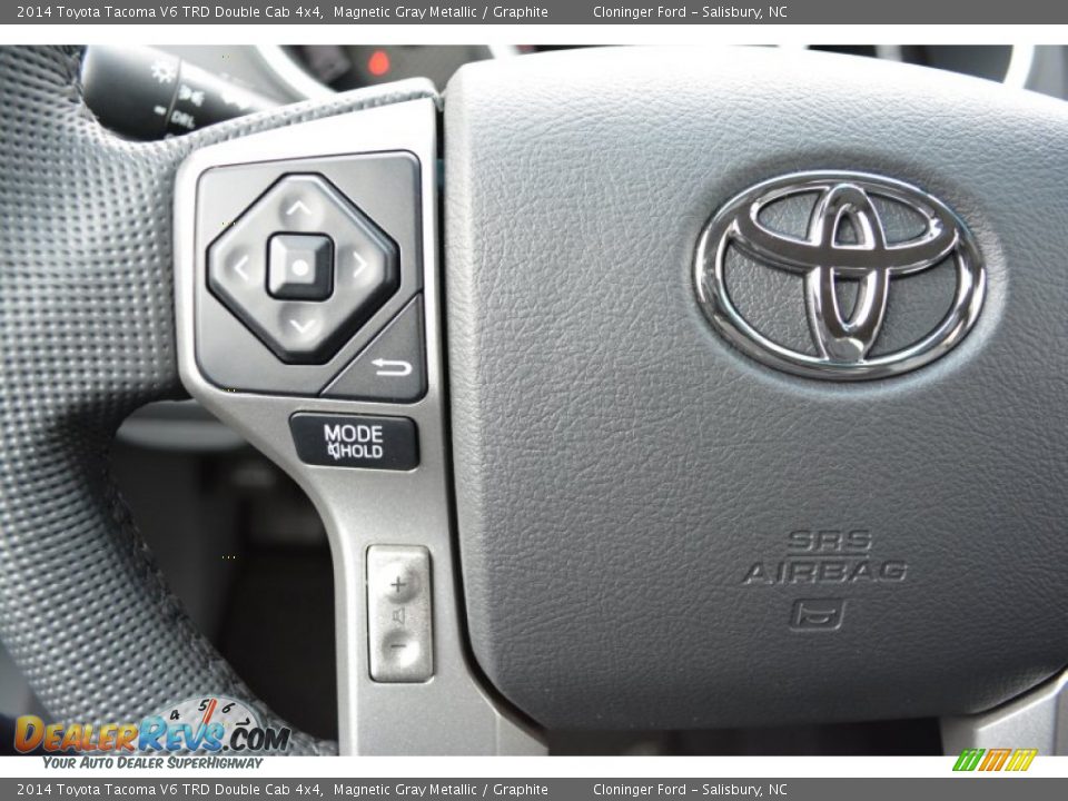 2014 Toyota Tacoma V6 TRD Double Cab 4x4 Magnetic Gray Metallic / Graphite Photo #19