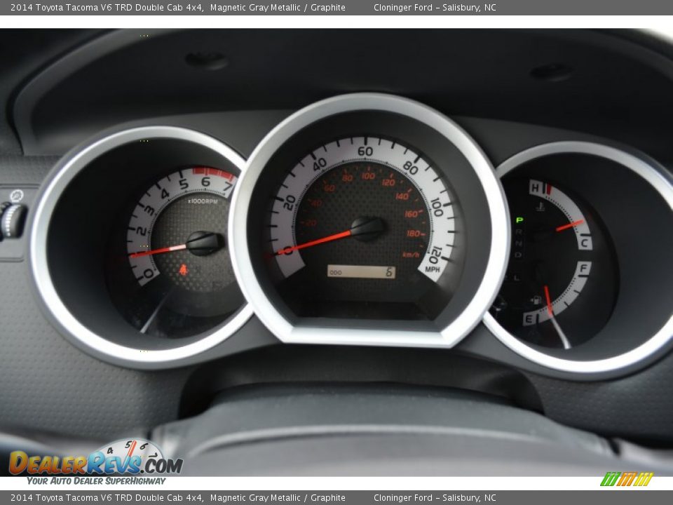 2014 Toyota Tacoma V6 TRD Double Cab 4x4 Magnetic Gray Metallic / Graphite Photo #21