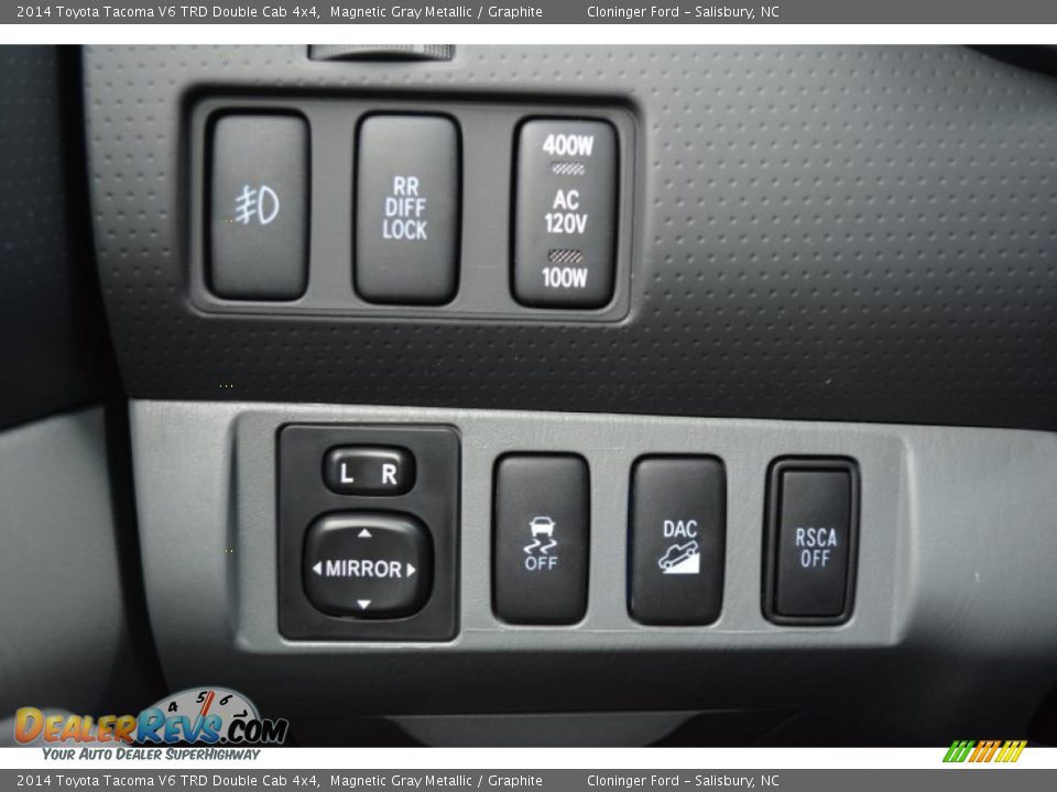 2014 Toyota Tacoma V6 TRD Double Cab 4x4 Magnetic Gray Metallic / Graphite Photo #22
