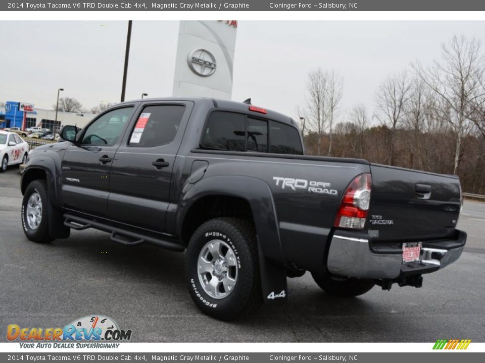 2014 Toyota Tacoma V6 TRD Double Cab 4x4 Magnetic Gray Metallic / Graphite Photo #25